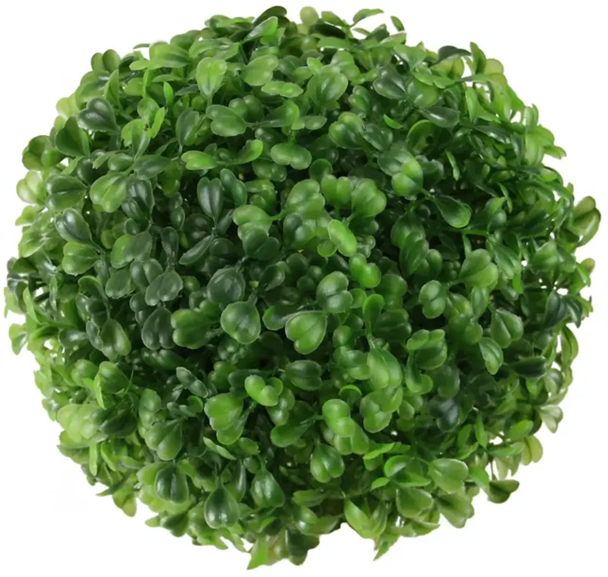 7.75" Green Two Tone Artificial Boxwood Topiary Garden Ball