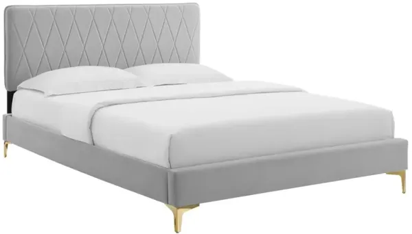 Modway - Phillipa Performance Velvet Queen Platform Bed