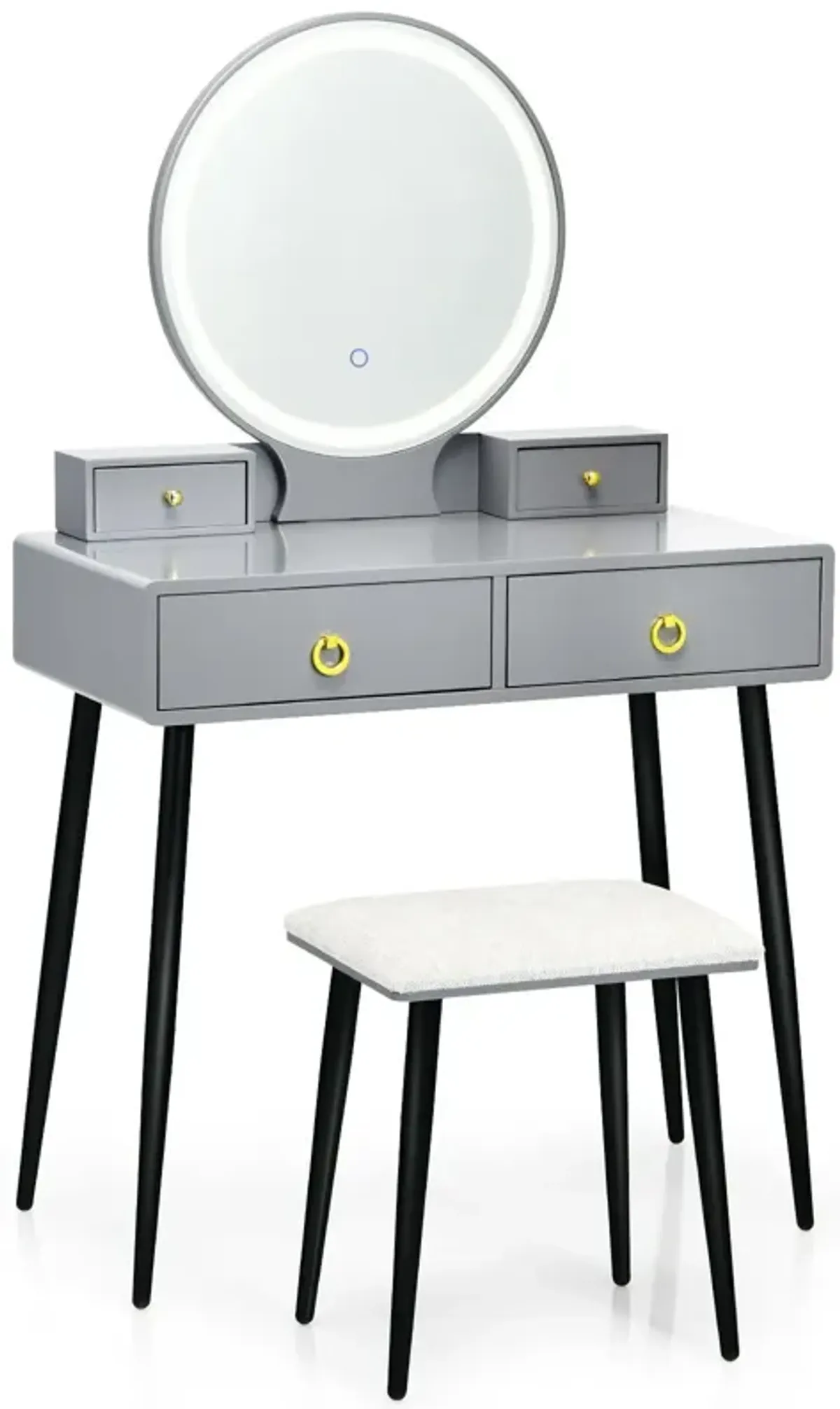 Vanity Table Set with Mirror