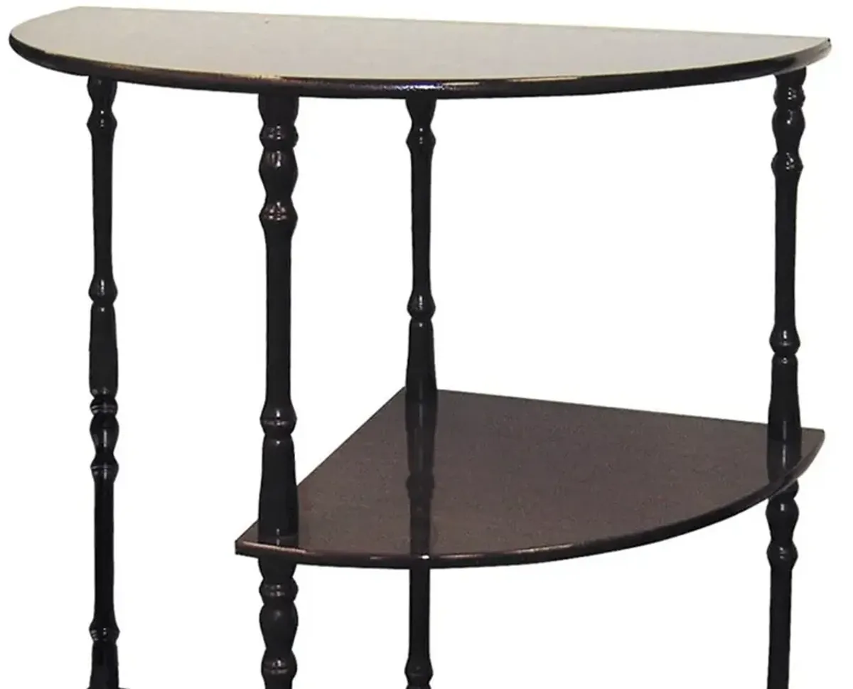 ORE InternationalORE International Cherry 3-Tier Half Table