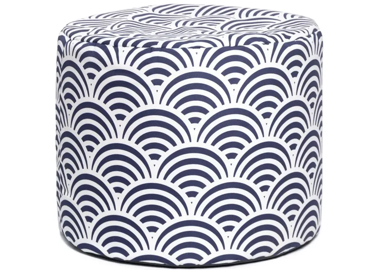 Jaxx Spring Outdoor Ottoman, Marine Scales