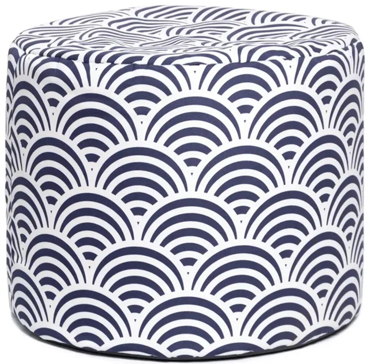 Jaxx Spring Outdoor Ottoman, Marine Scales