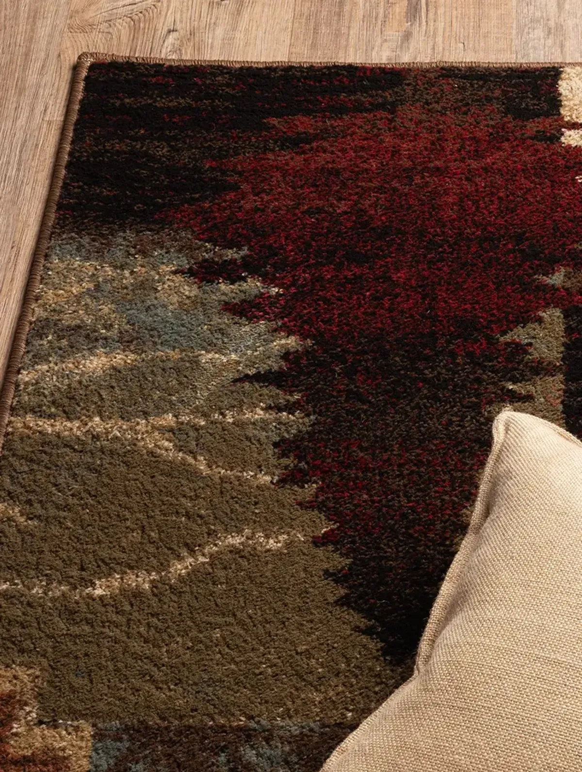 Woodlands 1'10" x 3' Brown Rug