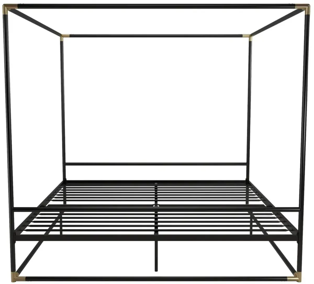 Celeste Canopy Metal Bed