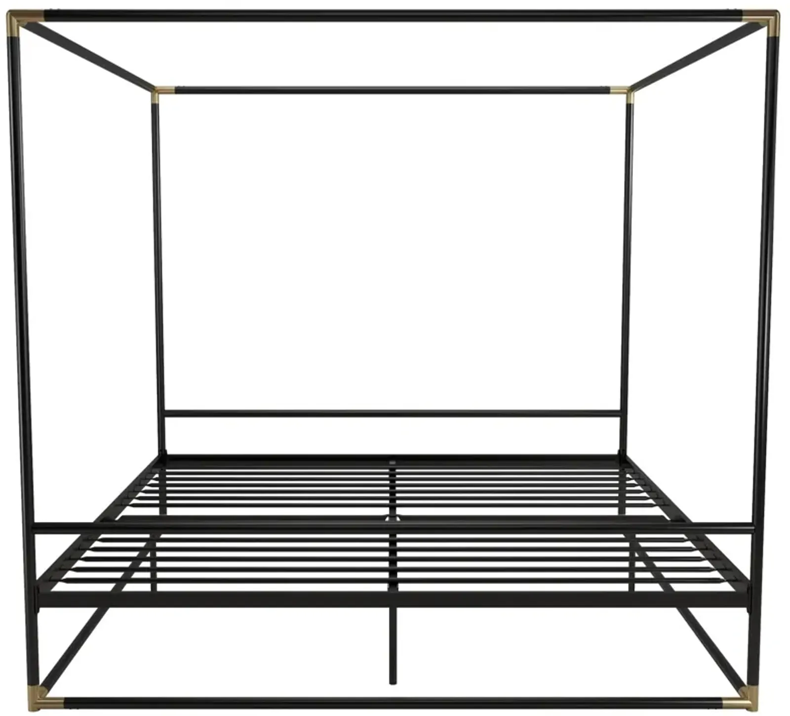 Celeste Canopy Metal Bed