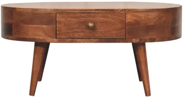 Artisan Furniture Solid Wood Honey Caramel Coffee Table