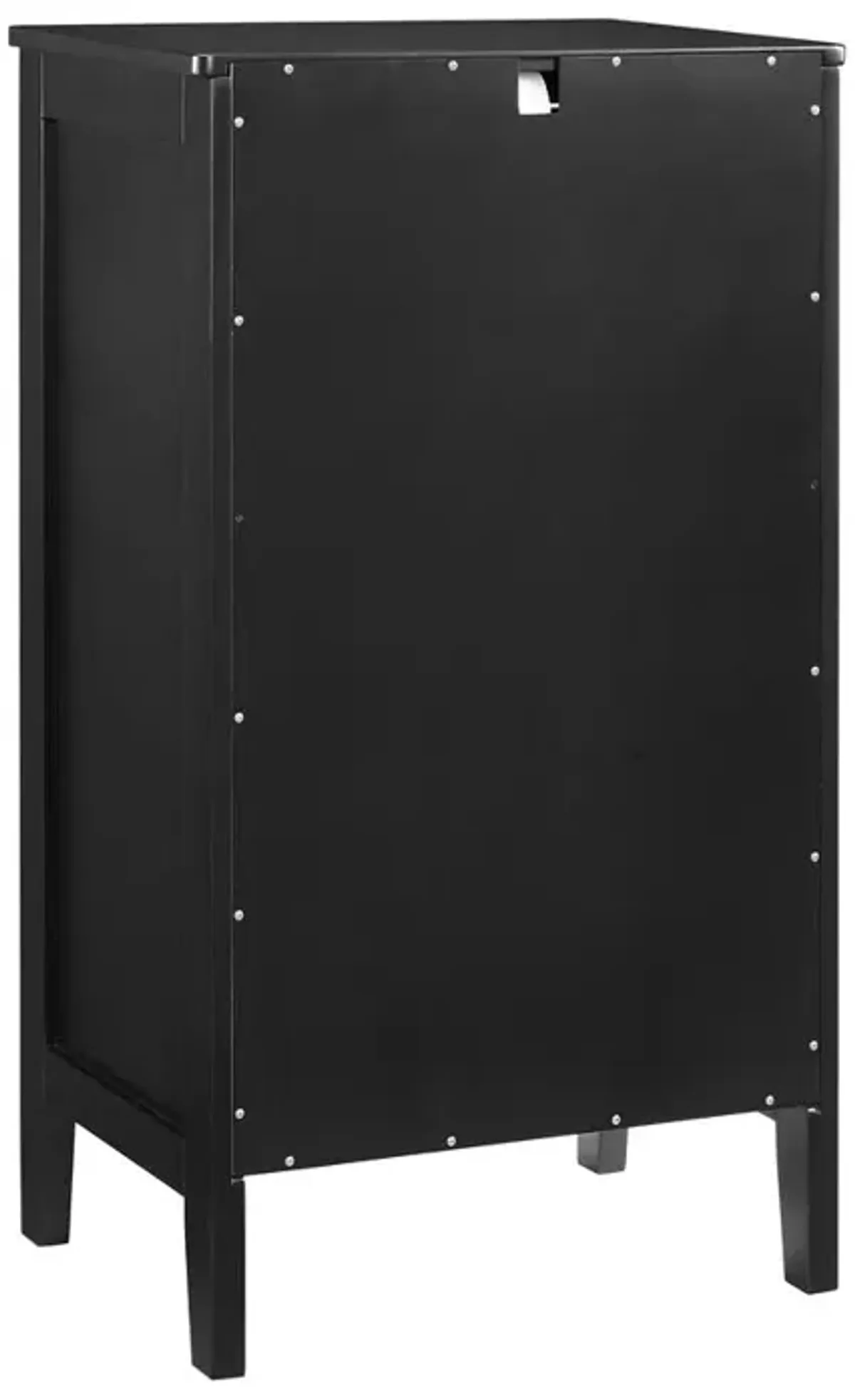 Linon Fetti Black Small Cabinet