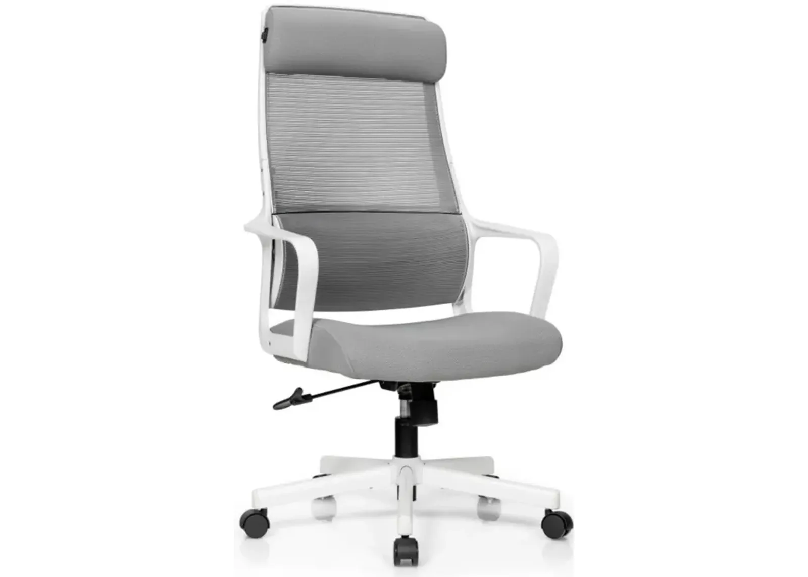 Hivvago Adjustable Mesh Office Chair with Heating Support Headrest