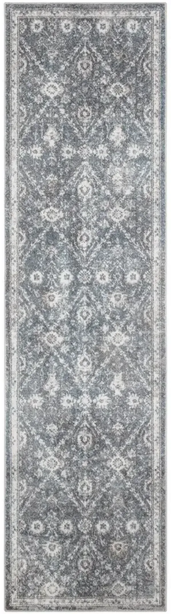 Astra Machine Washable ASW16 Dark Blue 2'2" x 8' Rug