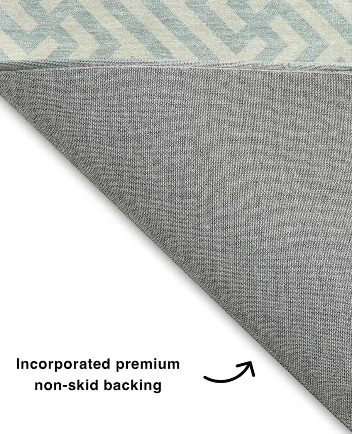 The Reserve TR5 Sky 8' Round Rug