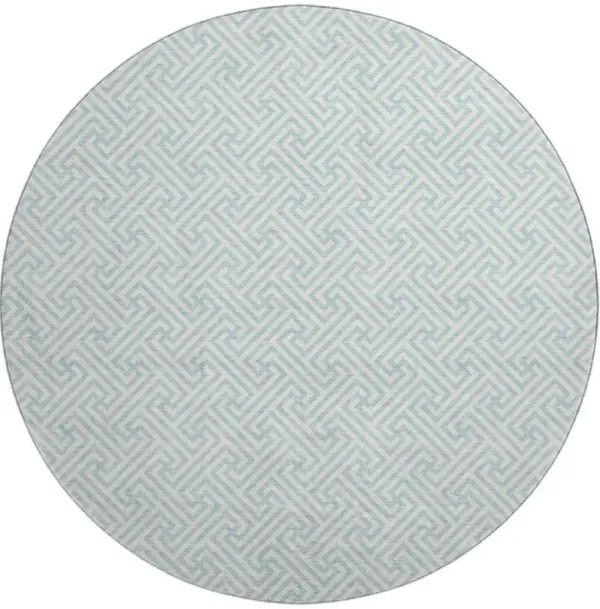 The Reserve TR5 Sky 8' Round Rug