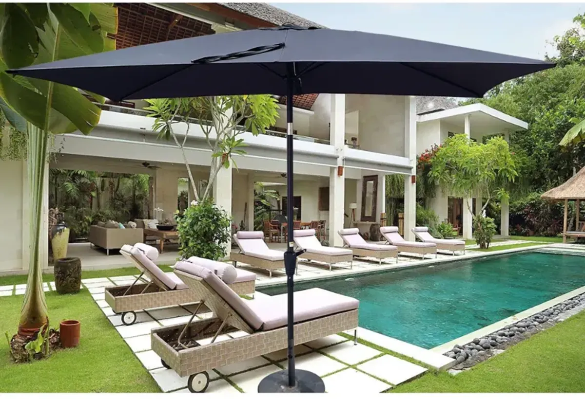 Waterproof Patio Umbrella with Tilt and Crank