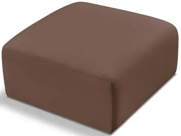 Meridian Furniture Arc Vegan Leather Ottoman