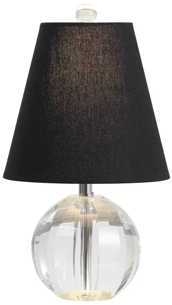 Goddard 16" Crystal Ball/Metal LED Table Lamp