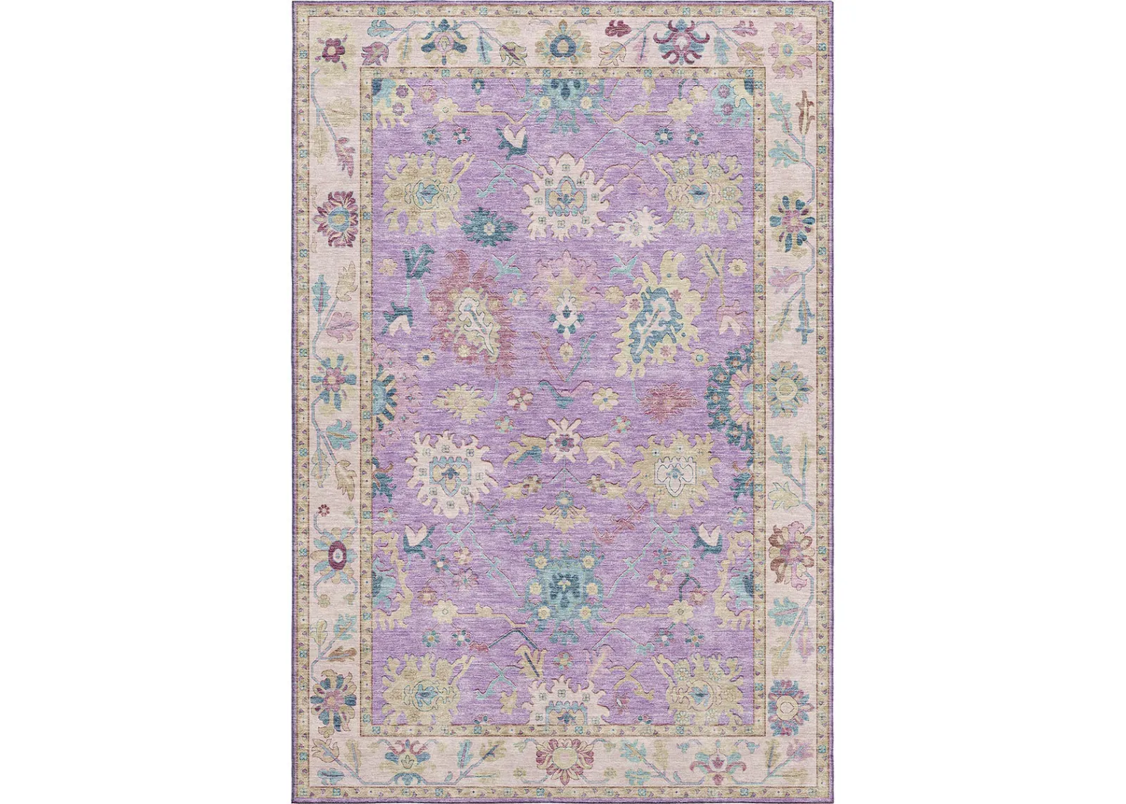 Hatay HY7 Purple 3' x 5' Rug