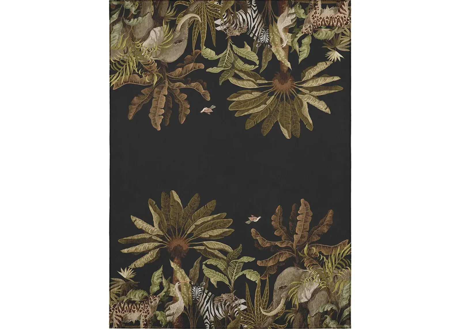 Tropics TC8 Black 5' x 7'6" Rug