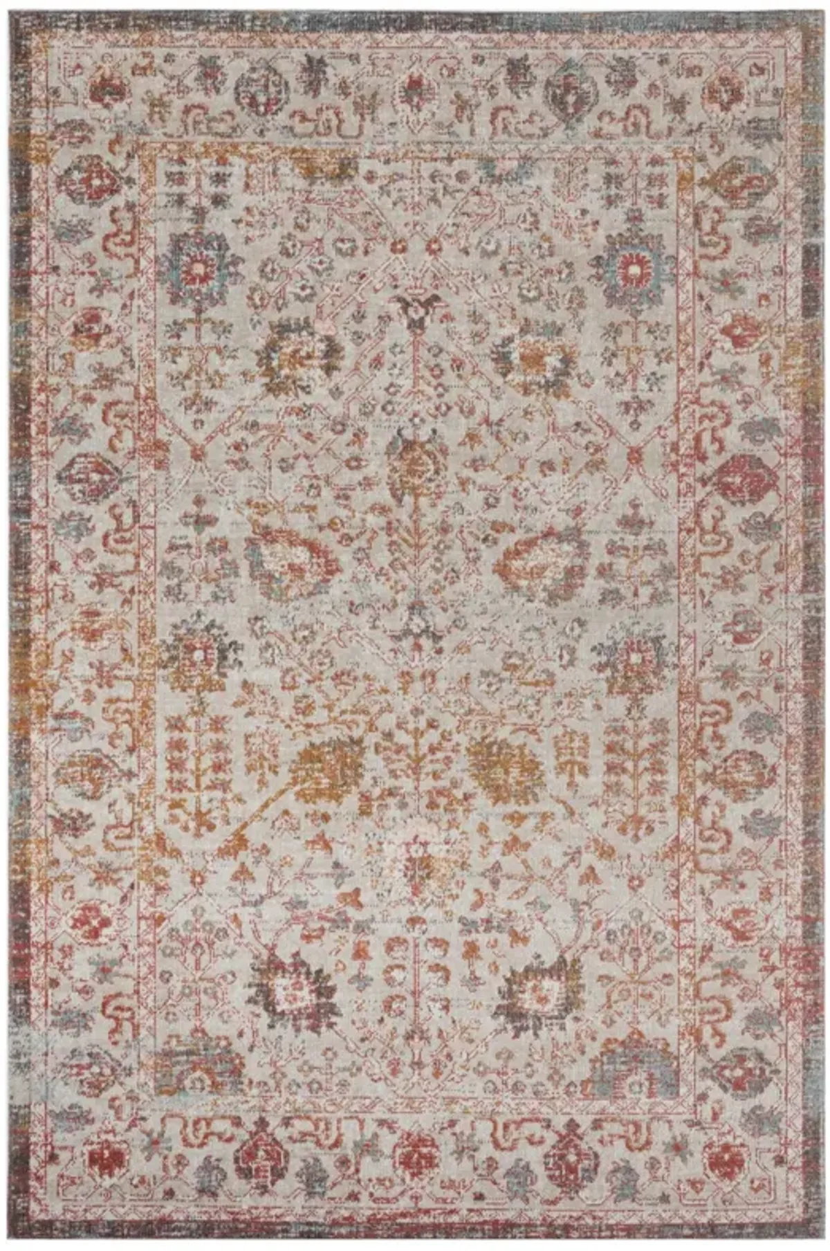Floral Rectangular Outdoor Area Throw Rug