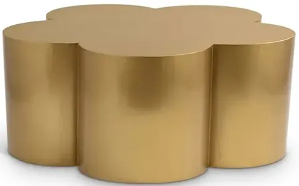 Meridian Furniture Lucky Gold Iron Coffee Table