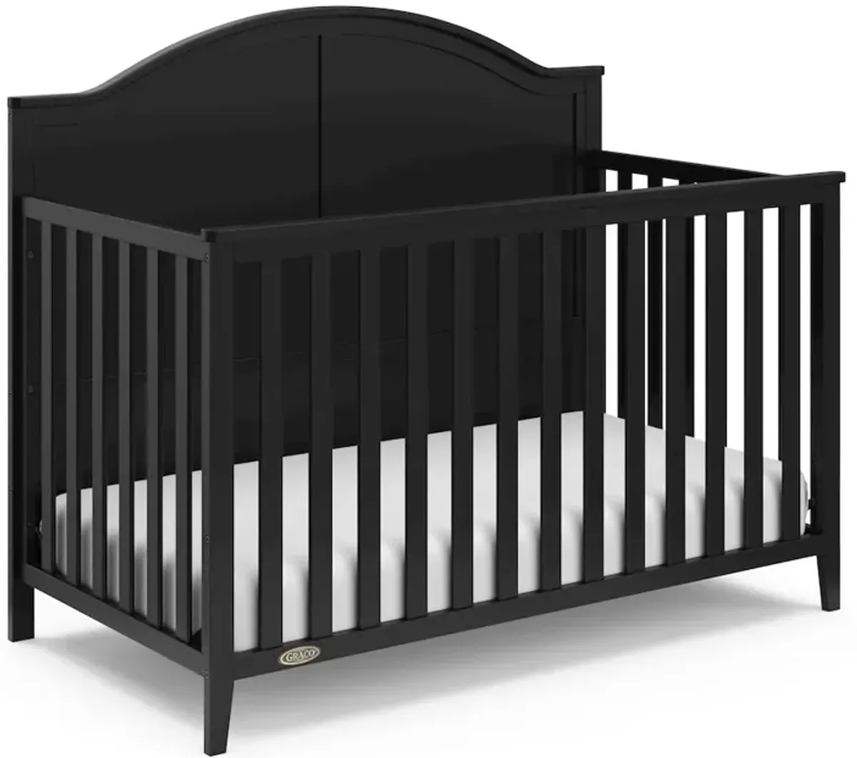Graco Wilfred 5-in-1 Convertible Crib (Black) – GREENGUARD Gold Certified