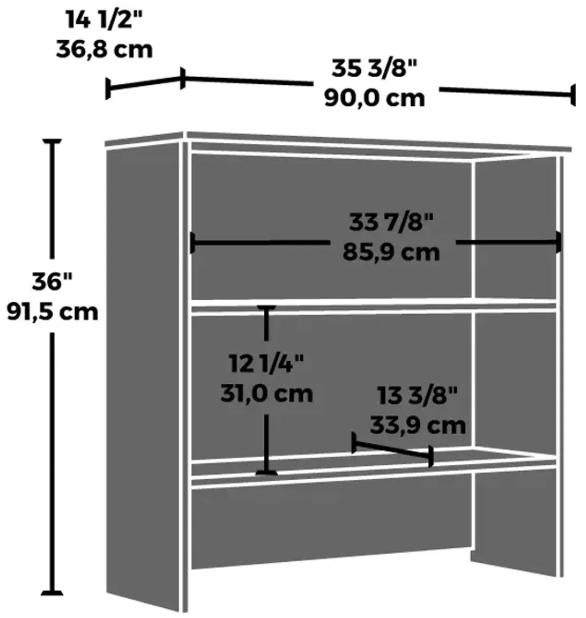 Affirm Bookcase Hutch