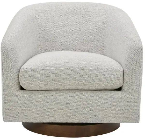 Moe's Home Collection Oscy Swivel Chair Splashed White