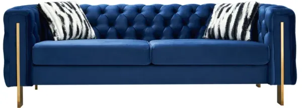 Chesterfield Modern Tufted Velvet Living Room Sofa,