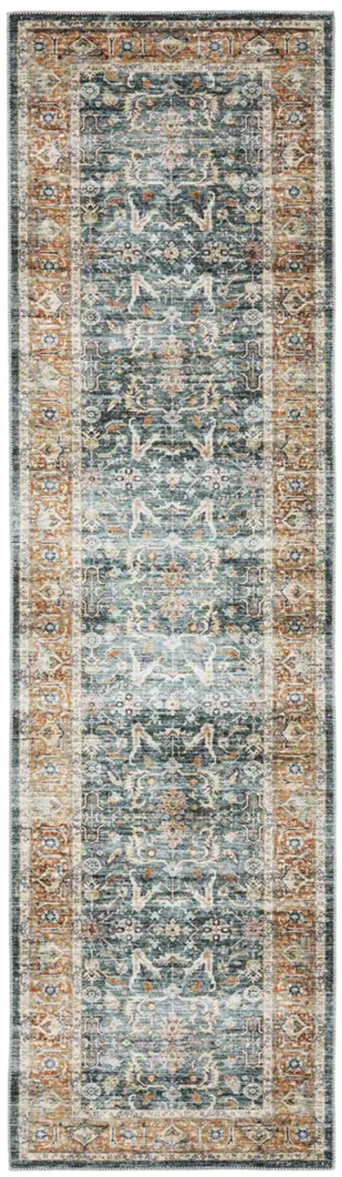 Charleston 2' x 8' Blue Rug