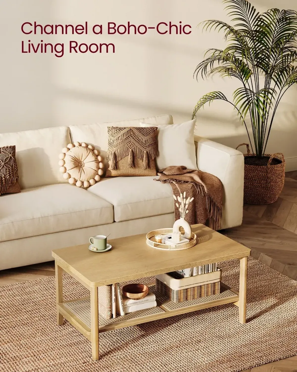 2-Tier Coffee Table for Stylish and Functional Living Room Design