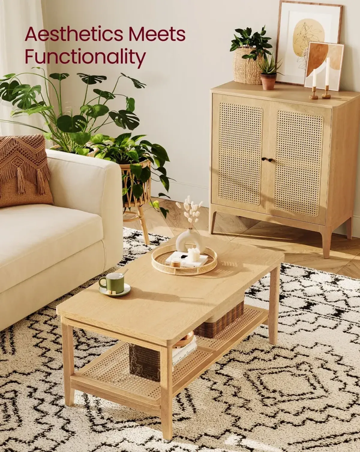 2-Tier Coffee Table for Stylish and Functional Living Room Design