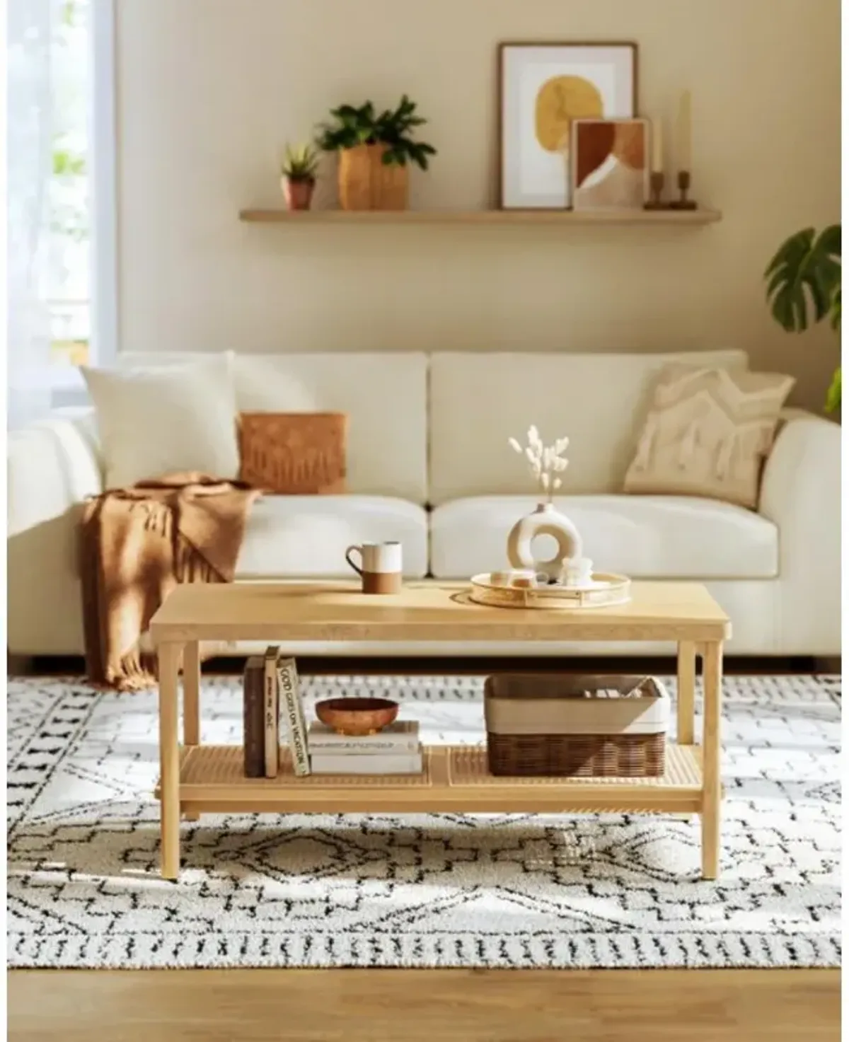 2-Tier Coffee Table for Stylish and Functional Living Room Design