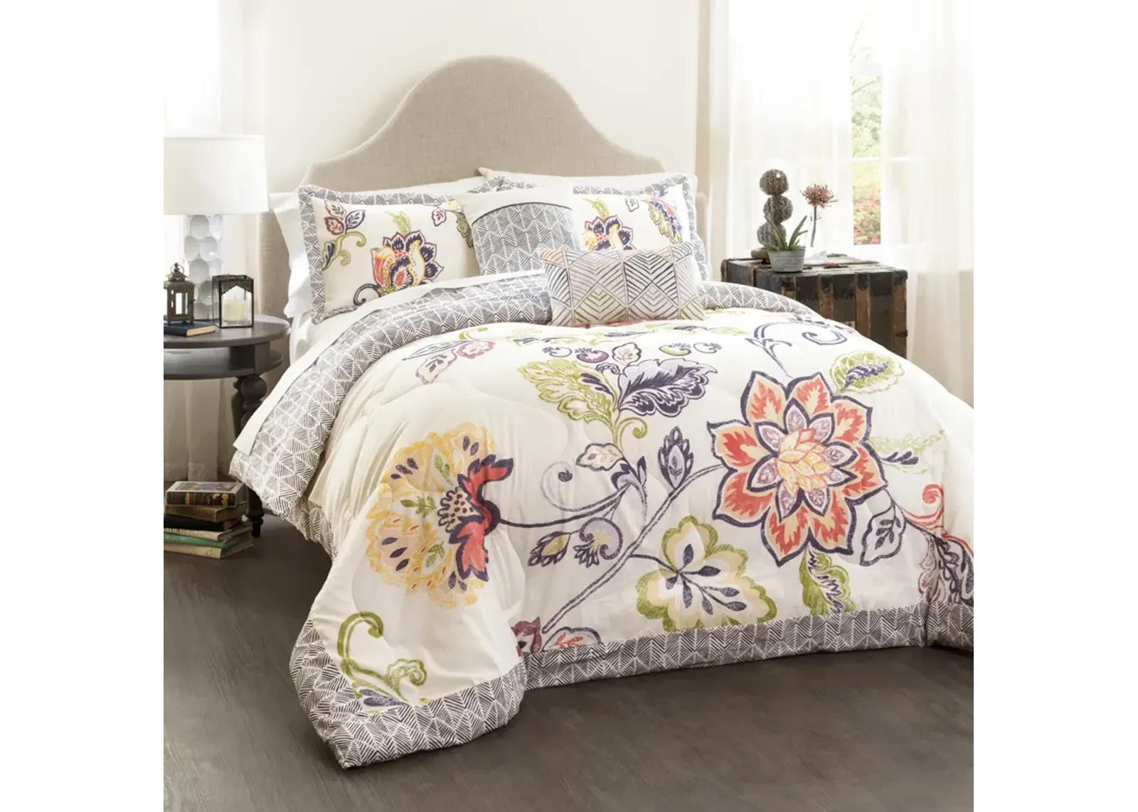 Aster Quilted Comforter 5-Pc Set