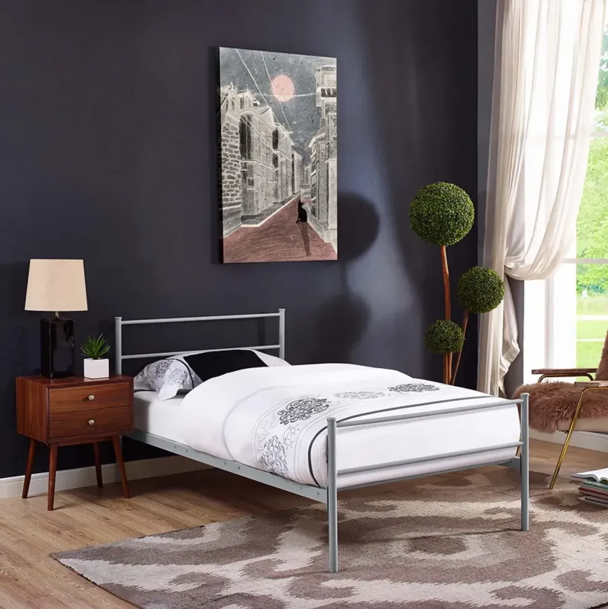 Modway - Alina Twin Platform Bed Frame