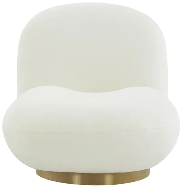 Emily Velvet Swivel Chair