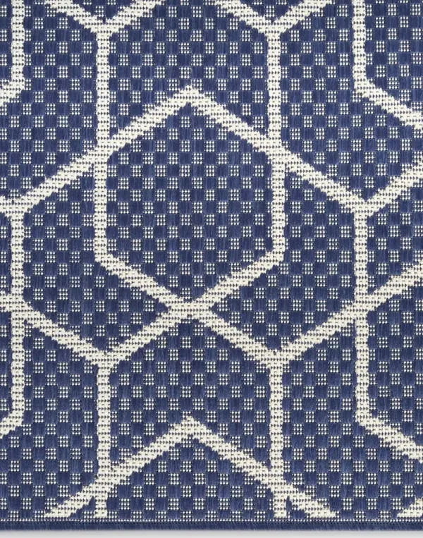 Horizon Indoor/Outdoor HOZ01 Navy 6' x 9' Rug