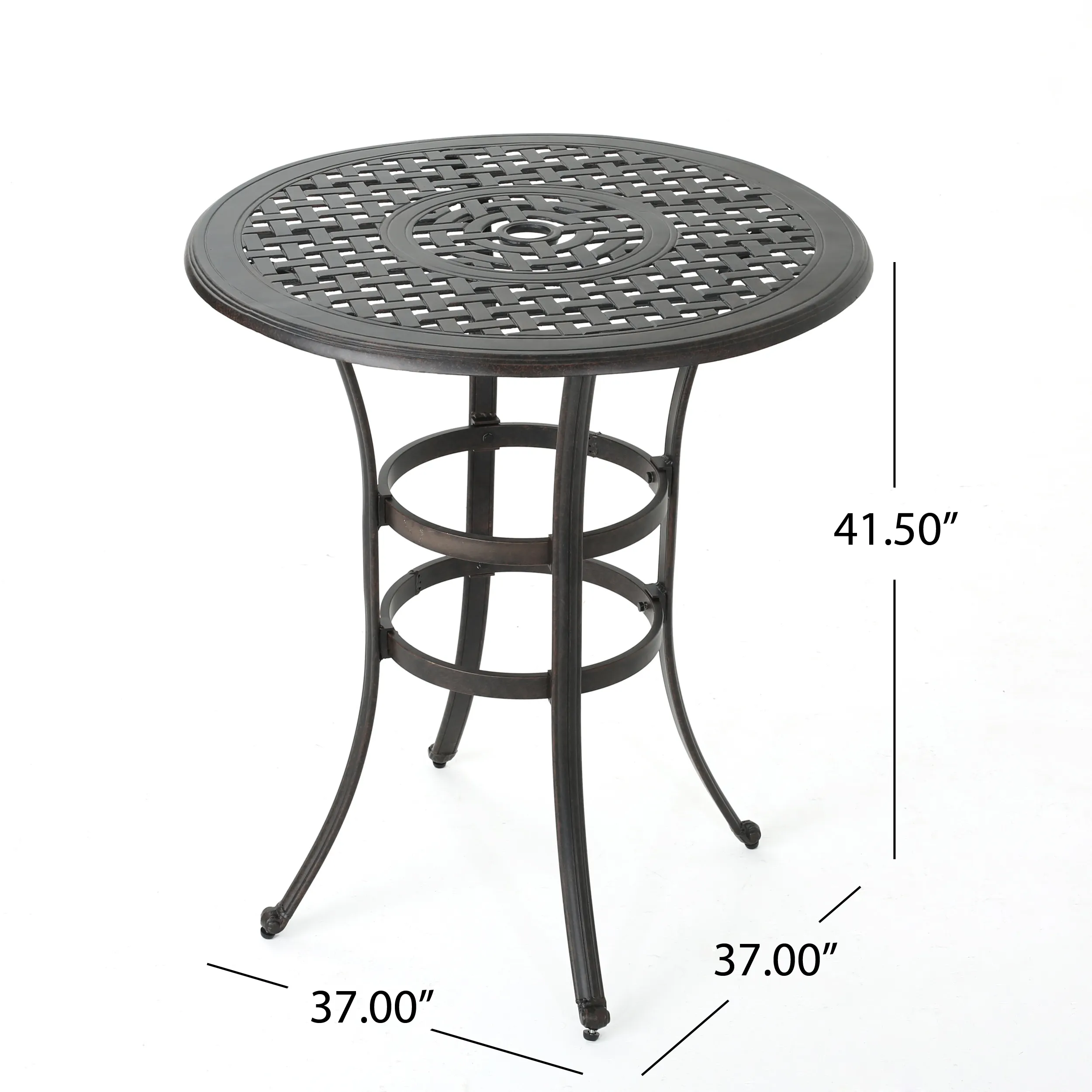 ALFRESCO 37� ROUND BAR TABLE