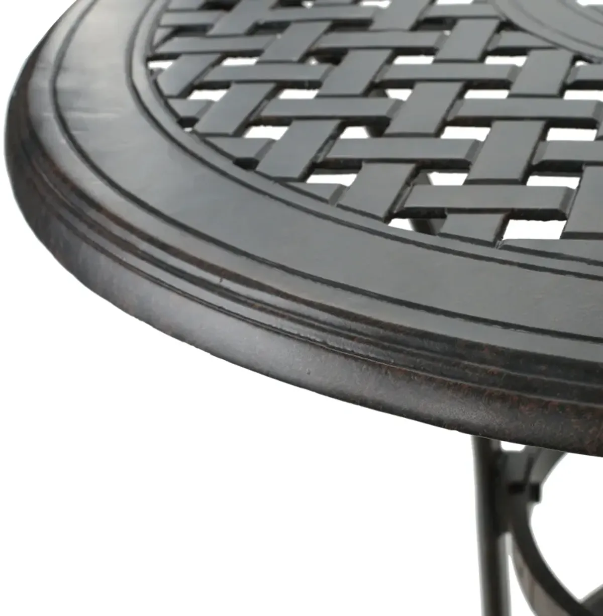 ALFRESCO 37” ROUND BAR TABLE