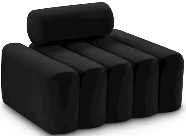 Meridian Furniture Melody Black Velvet Chair