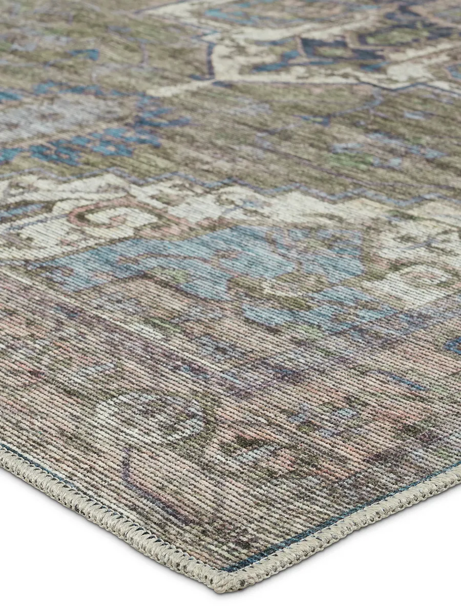 Vindage Chaplin Green 3' x 8' Runner Rug