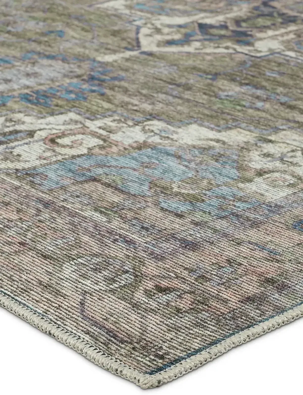 Vindage Chaplin Green 3' x 8' Runner Rug