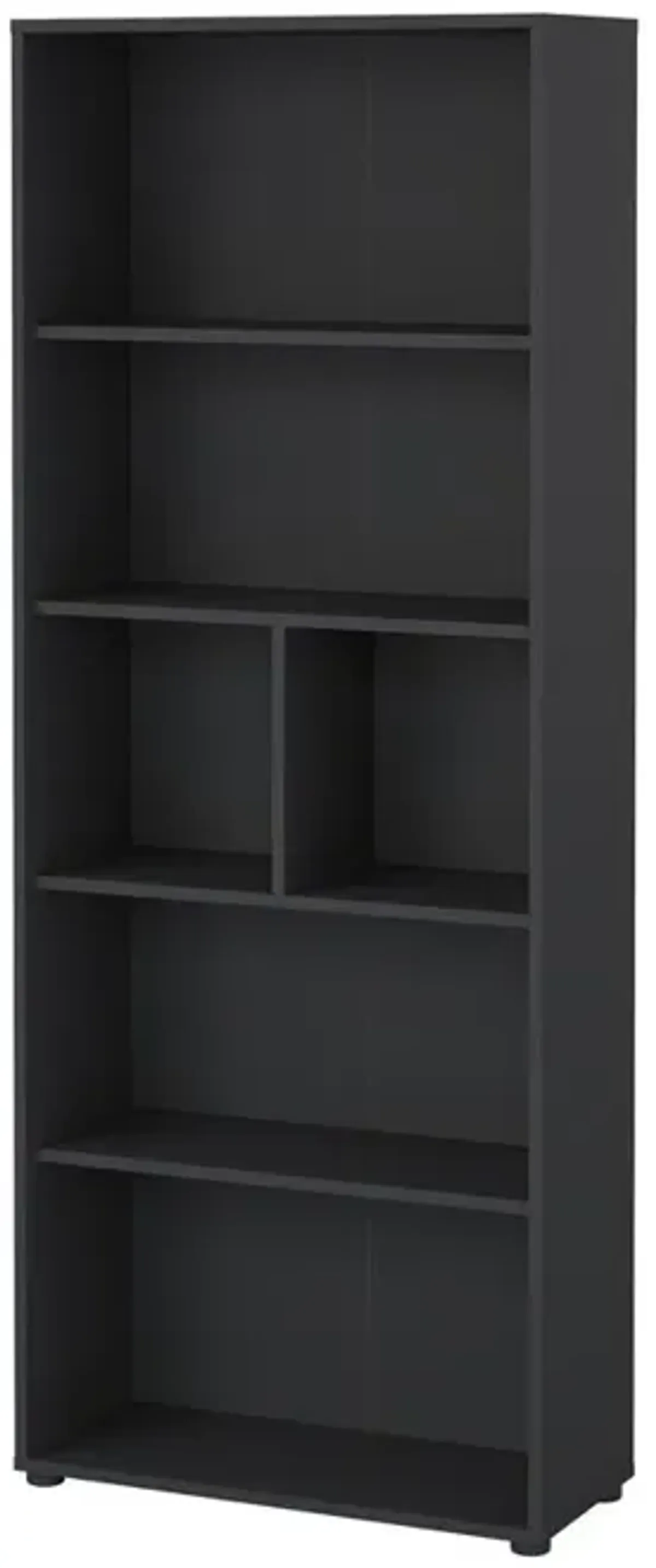 Tvilum Sign 6 Shelf Boockase, Home Office Storage, Matte Grey