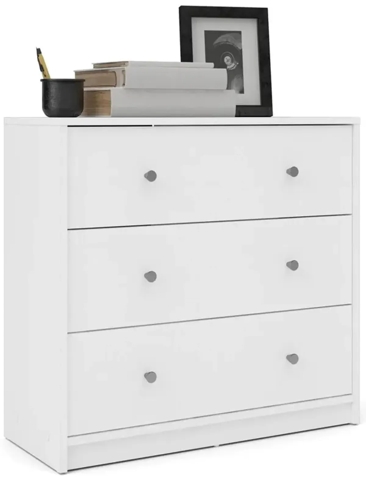 Tvilum Portland 3 Drawer Chest - White