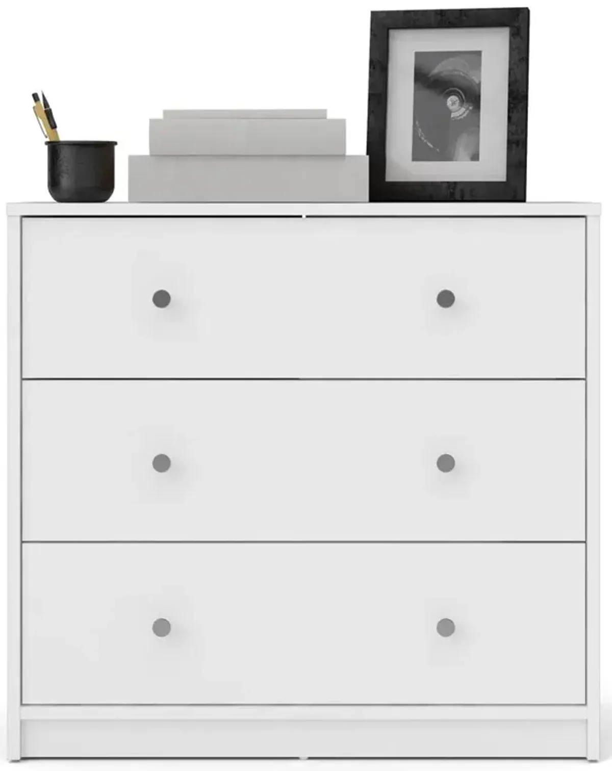 Tvilum Portland 3 Drawer Chest - White