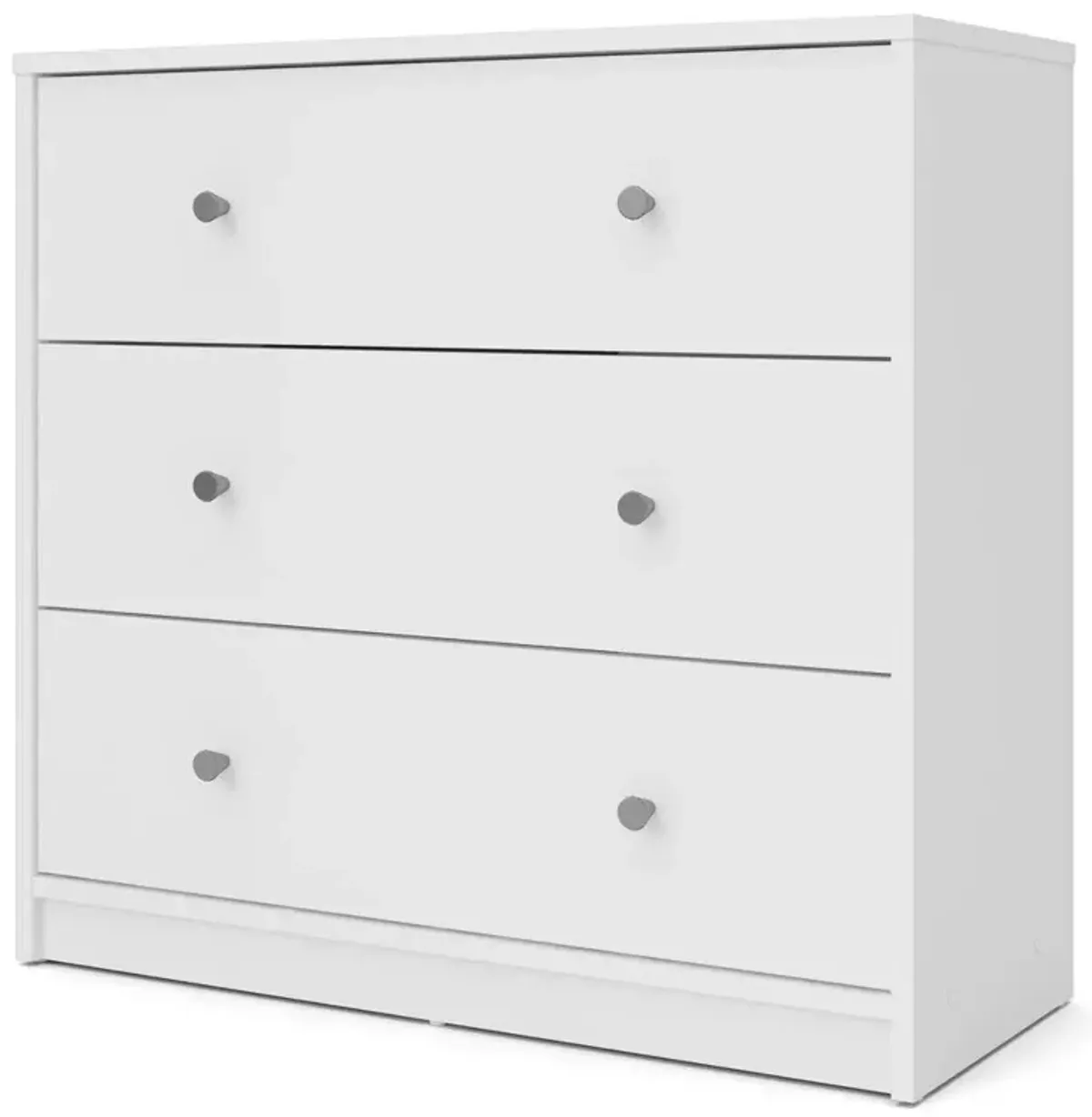 Tvilum Portland 3 Drawer Chest - White