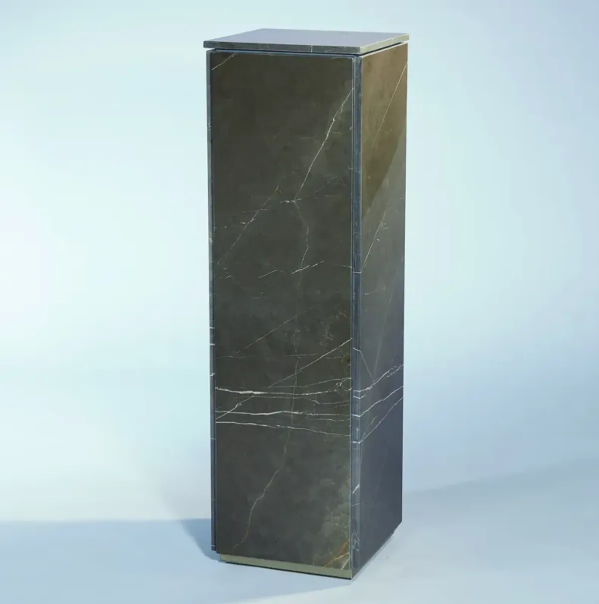 Graffito Marble Pedestal