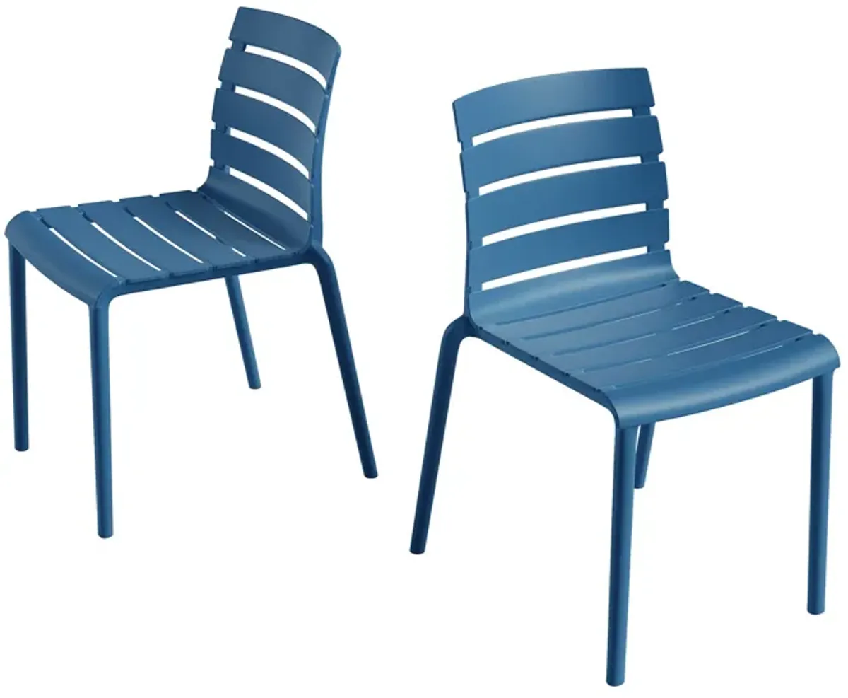 STACKABLE OUTDOOR & INDOOR  RYLAN CHAIR (Set of 2)