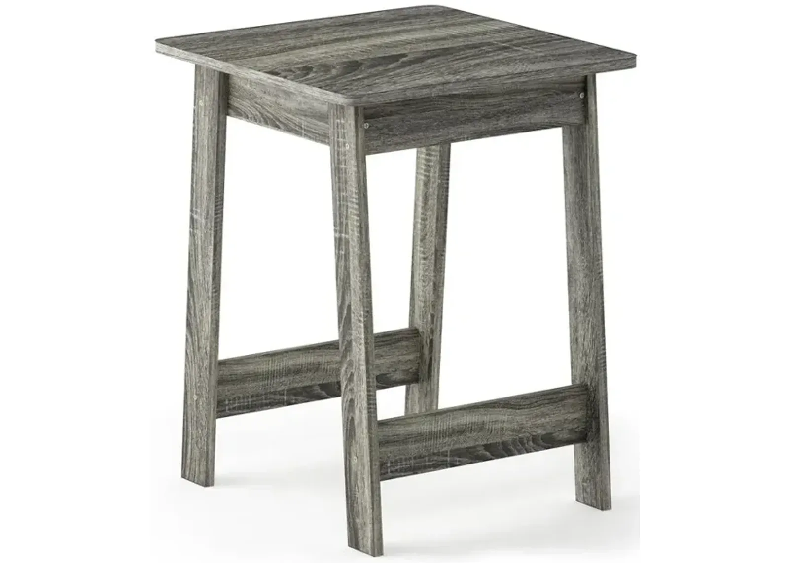 Furinno Beginning End Table, French Oak Grey 18039GYW