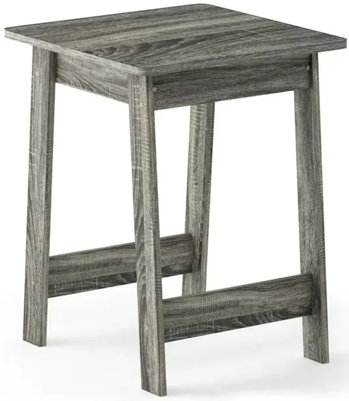 Furinno Beginning End Table, French Oak Grey 18039GYW