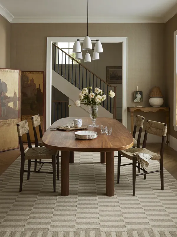 Bradley BRL-02 Ivory / Beige 2''3" x 3''9" Rug by Chris Loves Julia