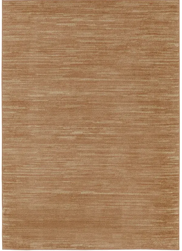 Nourison Essentials NRE01 Rust 4' x 6' Rug