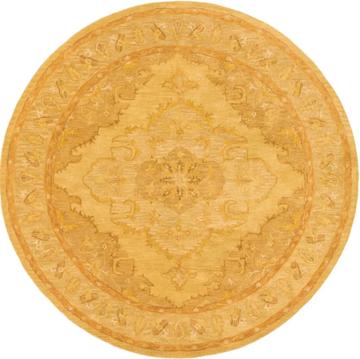 Middleton AWHR-2059 8' Round Gold Rug